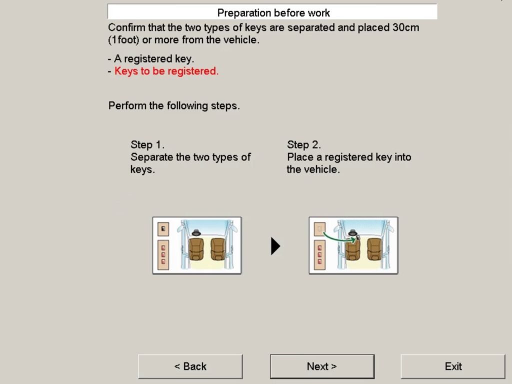 Toyota Lexus Scion smart key fob keyfob TIS software tool Techstream programming instructions how to DIY DIY-time program 6