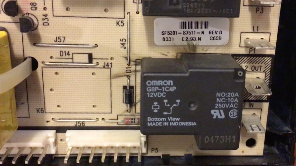 Range stove oven repair logic board replacement motherboard swap removal 1