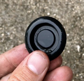 Black rubber grommet plug seal for Toyota Highlander to fix water leak