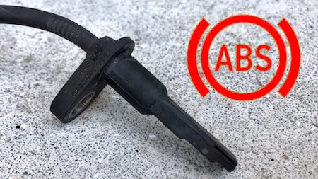 How to fix ABS wheel speed sensor CEL check engine warning light C1101 C1102 C1103 C1104 C1105 C1106 C1107 C1108 broken damaged wiring